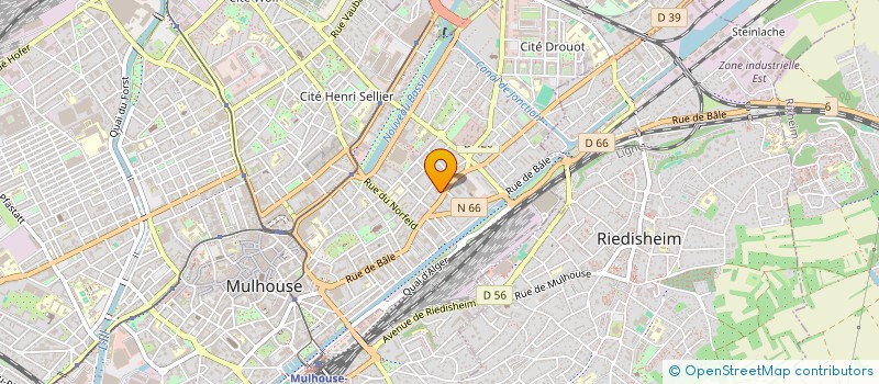 localisation de l'entreprise AAB FAMILY  MULHOUSE