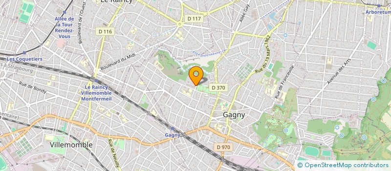 localisation de l'entreprise AAB FORMATION  GAGNY