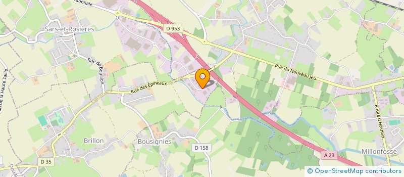 localisation de l'entreprise AAB SOLUTION à BRILLON