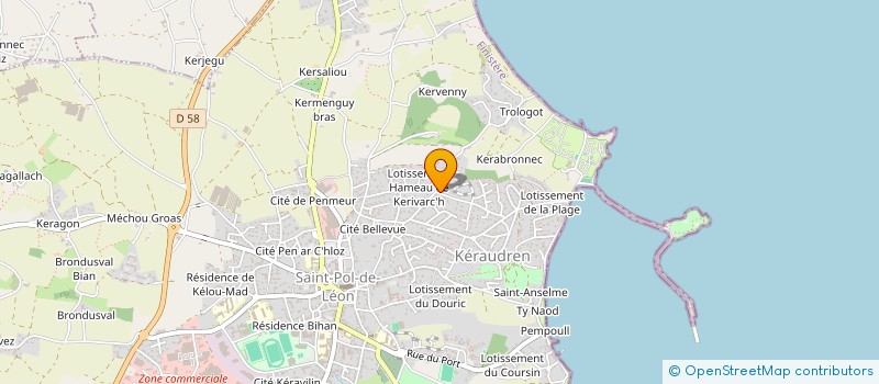 localisation de l'entreprise AABAC 29 à SAINT-POL-DE-LEON