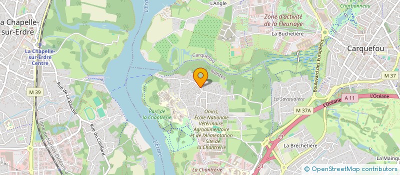 localisation de l'entreprise AABAC à NANTES