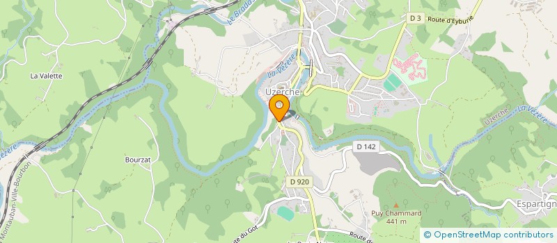 localisation de l'entreprise AABAGG  UZERCHE