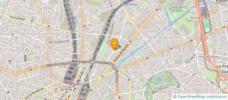 localisation de l'entreprise AABC PLUS à PARIS