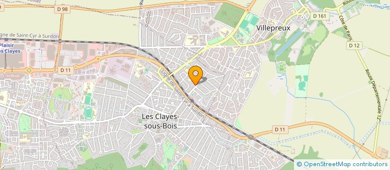 localisation de l'entreprise AABISAR à LES CLAYES-SOUS-BOIS