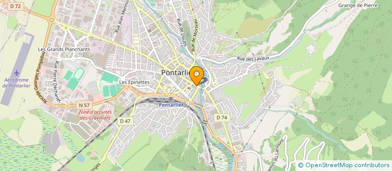 localisation de l'entreprise AABNL  PONTARLIER