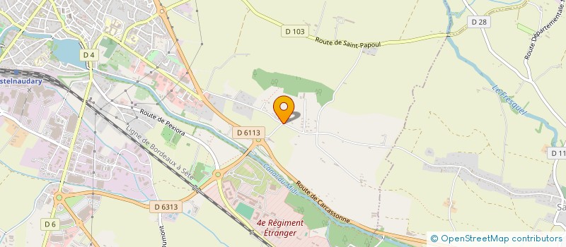 localisation de l'entreprise AABP HORIZON MENUISERIE  CASTELNAUDARY