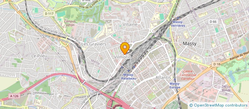 localisation de l'entreprise AABS TRANS SHUTTLE  MASSY