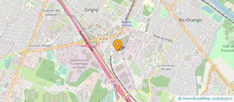 localisation de l'entreprise AABV à GRIGNY