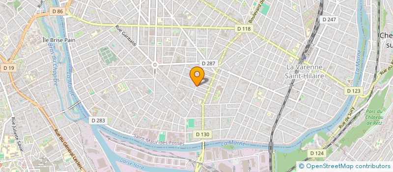 localisation de l'entreprise AAC 75  SAINT-MAUR-DES-FOSSES