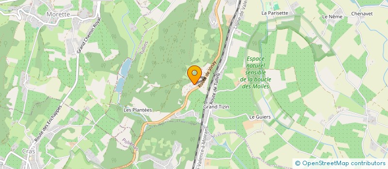 localisation de l'entreprise AAC  TULLINS