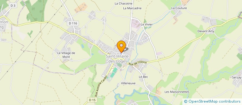 localisation de l'entreprise AAC  SAINT-HILAIRE-DES-LOGES