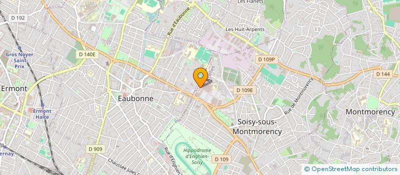 localisation de l'entreprise AAC ARTISANS ASSOCIES COMPAGNONS  SOISY-SOUS-MONTMORENCY