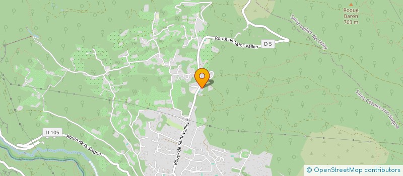 localisation de l'entreprise AAC CONSULTING à SAINT-CEZAIRE-SUR-SIAGNE