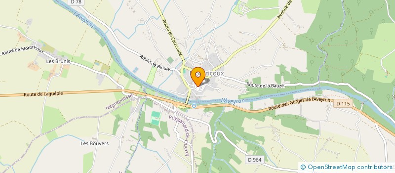 localisation de l'entreprise AAC IMMO  MONTRICOUX