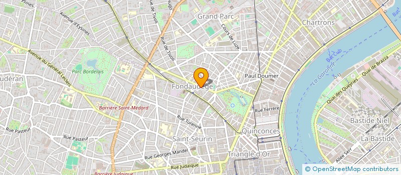 localisation de l'entreprise AAC IMMOBILIER  BORDEAUX