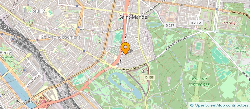 localisation de l'entreprise AAC JLP à SAINT-MANDE