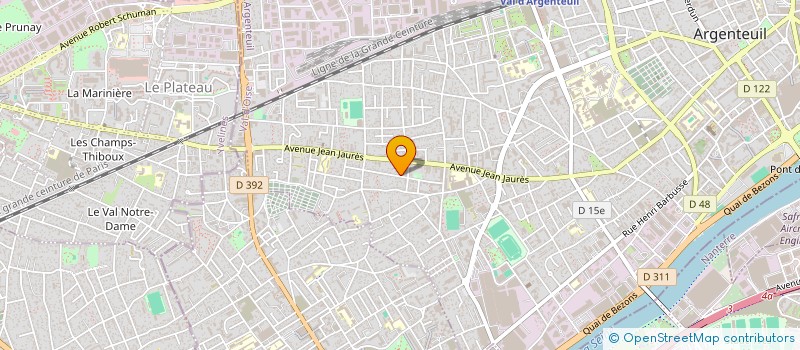 localisation de l'entreprise AAC PORTES AUTOMATIQUES à ARGENTEUIL