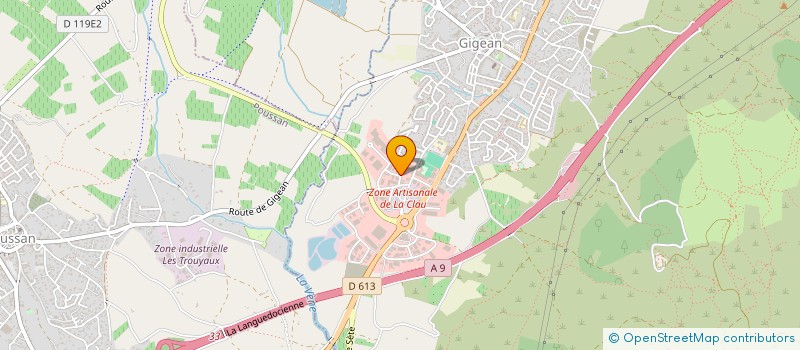 localisation de l'entreprise AAC PUPPY FORMATION  VIC-LA-GARDIOLE