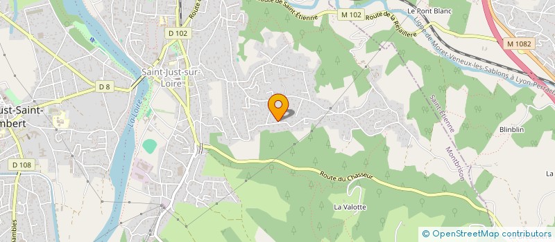 localisation de l'entreprise AACC à SAINT-JUST-SAINT-RAMBERT