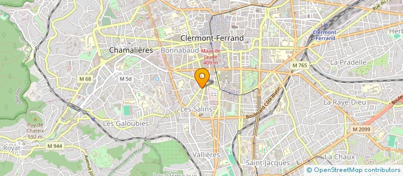 localisation de l'entreprise AACCIS  CLERMONT-FERRAND