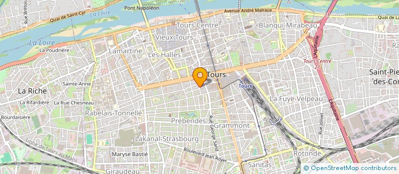 localisation de l'entreprise AACG  TOURS