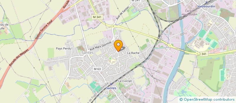 localisation de l'entreprise AACKT'IMMO  SANTES