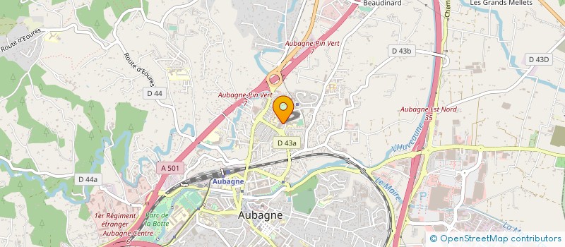 localisation de l'entreprise AACL IMMOBILIER à AUBAGNE