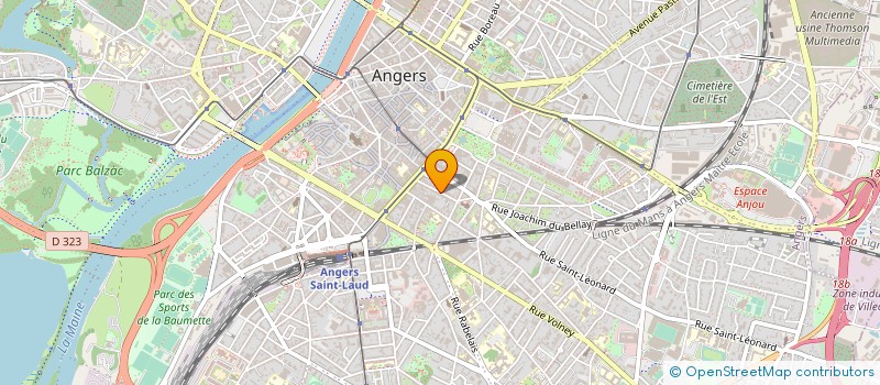 localisation de l'entreprise AACOAA à ANGERS
