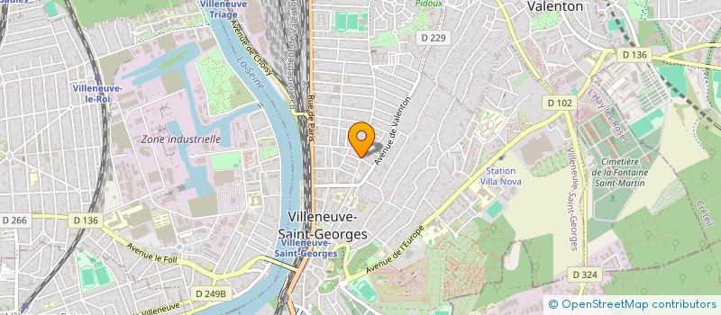 localisation de l'entreprise AACT  VILLENEUVE-SAINT-GEORGES