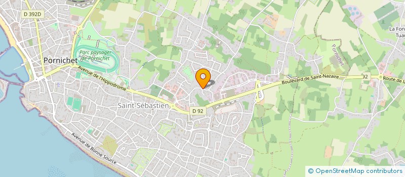 localisation de l'entreprise AAD ARCHITECTURE  PORNICHET