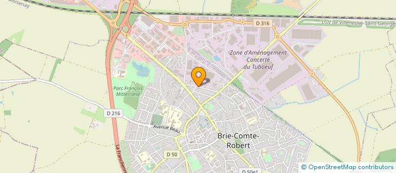 localisation de l'entreprise AADA  BRIE-COMTE-ROBERT