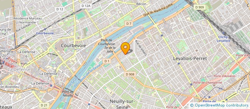 localisation de l'entreprise AADEN à NEUILLY-SUR-SEINE
