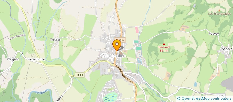 localisation de l'entreprise AADEQUAT  SAINT-PAULIEN