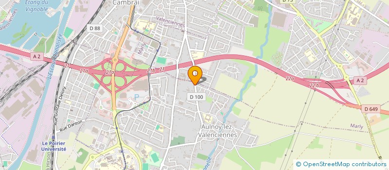 localisation de l'entreprise AADEVELOPPEMENT  AULNOY-LEZ-VALENCIENNES