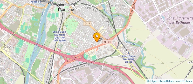 localisation de l'entreprise AADIYA PARIS  SAINT-OUEN-L'AUMONE