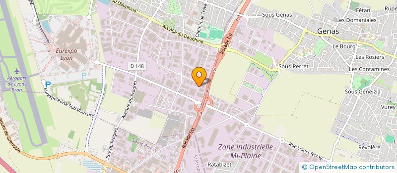 localisation de l'entreprise AADS  CHASSIEU