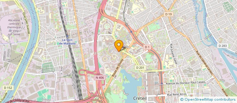 localisation de l'entreprise AADS à CRETEIL