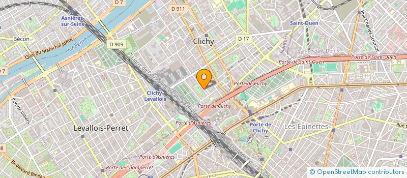 localisation de l'entreprise AADSP HDS à CLICHY