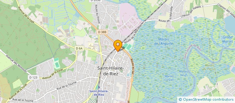 localisation de l'entreprise AADV à SAINT-HILAIRE-DE-RIEZ