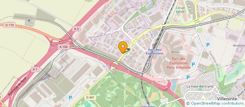 localisation de l'entreprise AAE ESSA ANC ELEV-ECOL SUP SOUD & APPL à VILLEPINTE