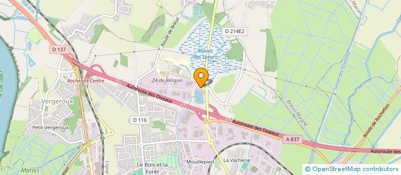 localisation de l'entreprise AAE EXPERTISE  ROCHEFORT