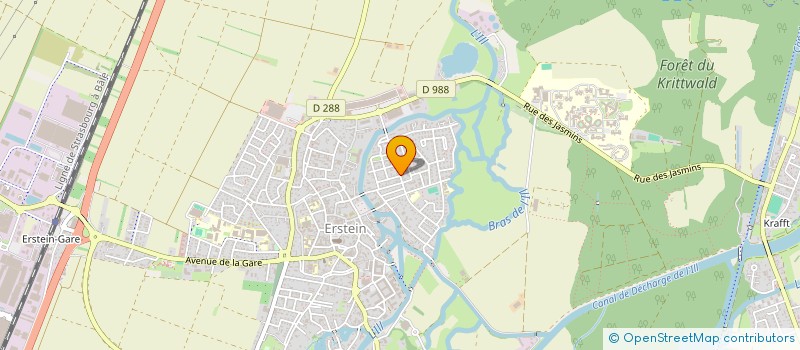 localisation de l'entreprise AAEC  ERSTEIN