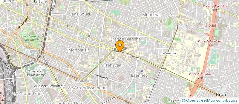 localisation de l'entreprise AAEPL AMICALE ETUDIANTS PHIE LYON  LYON