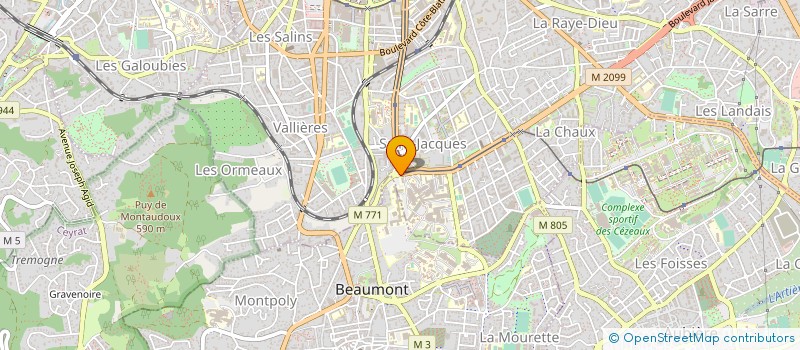 localisation de l'entreprise AAERIVV à CLERMONT-FERRAND