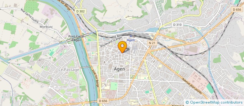 localisation de l'entreprise AAF IMMOBILIER  AGEN