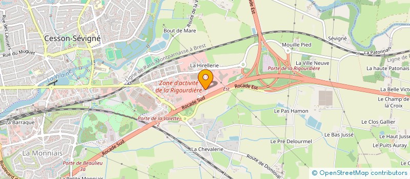 localisation de l'entreprise AAF LA PROVIDENCE II à CESSON-SEVIGNE