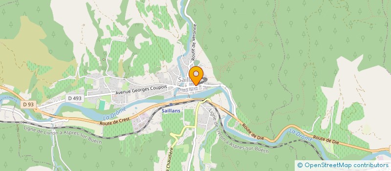 localisation de l'entreprise AAFR - ATELIER D'ARCHITECTURE FLORENT ROUGEMONT  VALENCE