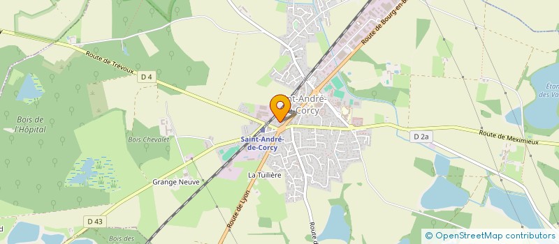 localisation de l'entreprise AAFT  SAINT-ANDRE-DE-CORCY