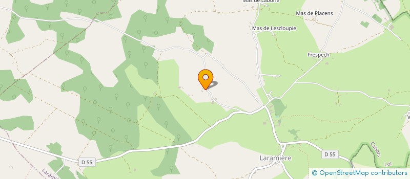 localisation de l'entreprise AAG  LARAMIERE