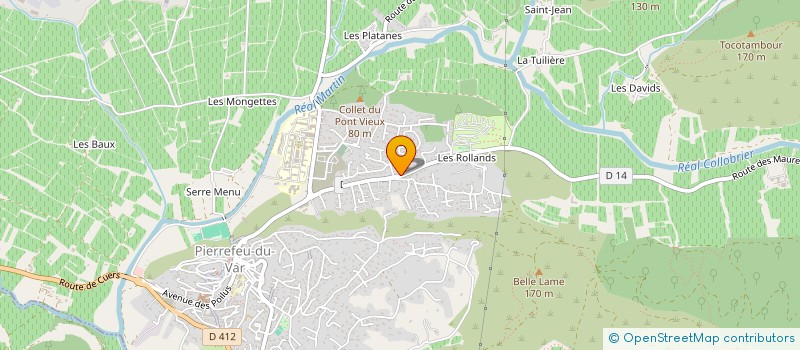 localisation de l'entreprise AAG DE SERPHANION  CUERS